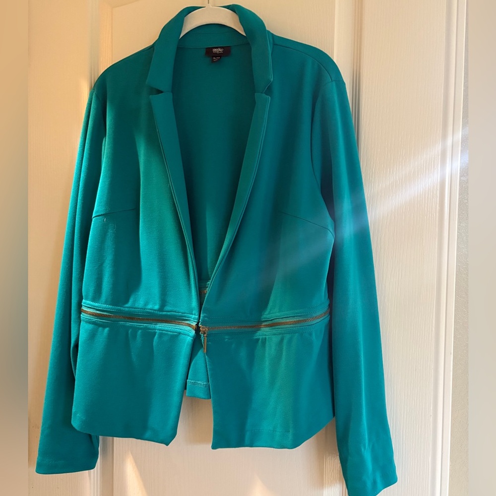 Mossimo Supply Co. Vibrant Teal Blazer